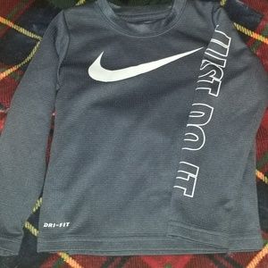 Nike dri fit 3t long sleeve blue